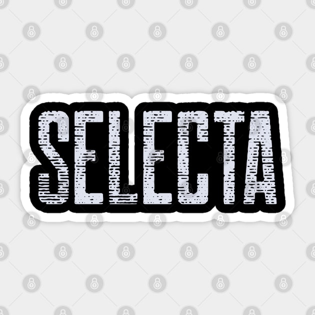 Selecta Sticker by Stylecombinator